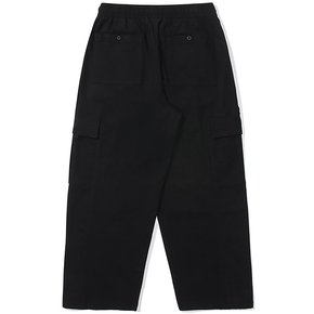 M-LABEL WIDE-FIT CARGO PANTS 블랙