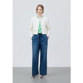 (25년 봄) 울 블렌드 라운드 트위드 자켓 Z251MSF102