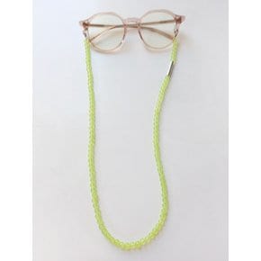 Lime Beads Glasses Strap