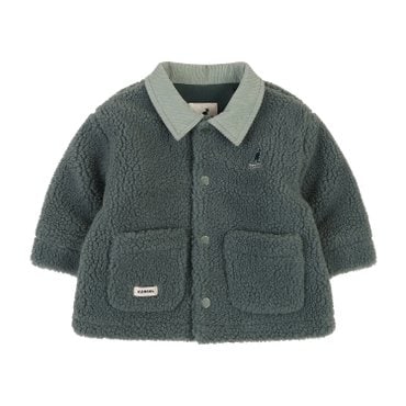 캉골키즈 [베이비] 코듀로이 카라 쉬어링 점퍼 RD 0968 민트 (ARDCFJ09680MI)