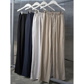 Wide Banding Pants_4color