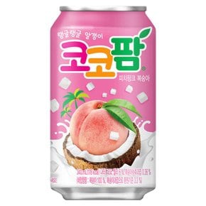 해태 코코팜 피치핑크복숭아 340ml x 24캔