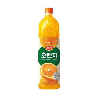  델몬트 오렌지 (100) 주스 1.5L x 12펫 / 쥬스 음료