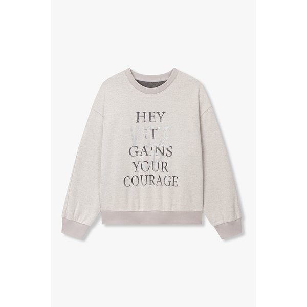 레터링 프린트 크루넥 맨투맨 7156140004172