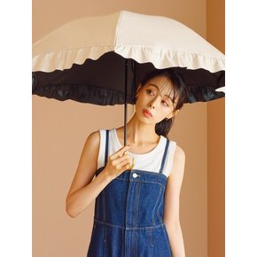 양산 프릴 돔형 암막 자외선차단 3단양산 801-13217-102