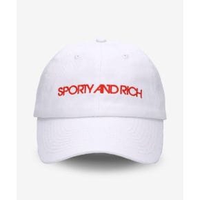 SPORTYRICH 로고 볼캡 - 화이트 AC961WH