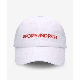 스포티앤리치 SPORTYRICH 로고 볼캡 - 화이트 AC961WH