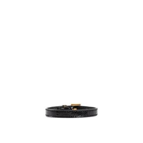 24FW 생로랑 팔찌 799607AAAOZ 1000 Black BLACK