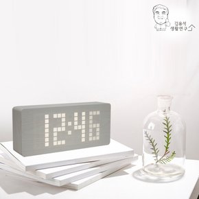 LED 프리미엄 우드탁상시계/알람시계/무소음/인테리어