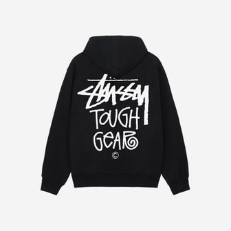  스투시 터프 기어 후드 블랙 Stussy Tough Gear Hoodie Black