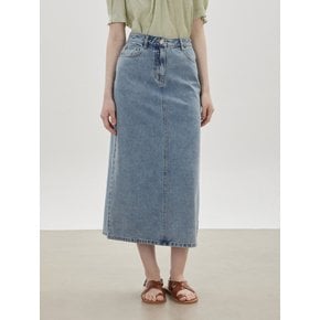 C262PSD432_A라인 롱 데님 스커트
