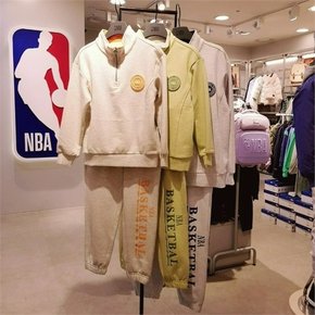 NBA키즈 SH04 NBA 오리지널리티 하프넥 맨투맨 상하세트 k231ts040p set