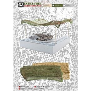 BFAC35021 Extra Thin Camouflage Net - Snow Gray