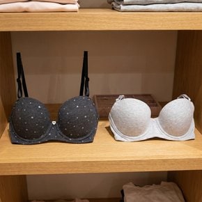 여성 면스판 베이직 약볼륨 와이어 A컵 B컵 브래지어
