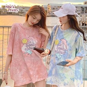 돌핀레터링티셔츠_P341735840
