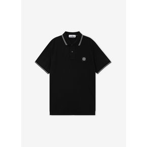 남성 로고 패치 블랙 카라티 81152SC18 A0029