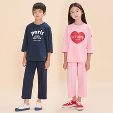 [BEANPOLE KIDS] 24FW 싱글 세미와이드 저지팬츠 (2종 택1)