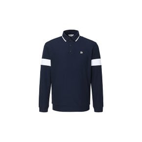 [특별할인] 챌린저 남성 에센셜 소매 배색 카라 긴팔 티셔츠 CHE1MLT1903DB (ON)