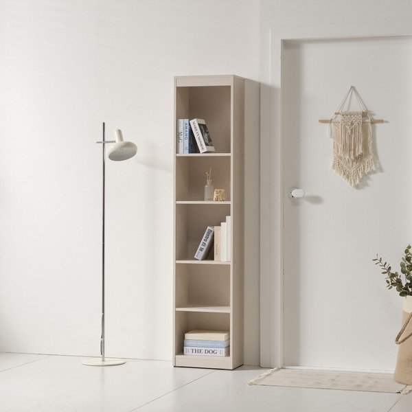 감성 인테리어 완성 슬림 5단 책장 40cm P0000BPU (착불)