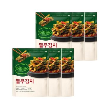 CJ제일제당 비비고 열무김치 400g x6개