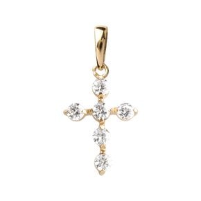 14K 크로스원 펜던트