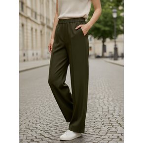 테일러드 바지 Elastic Waist Tailored Trousers 1300382