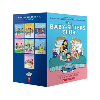 동방도서 (영어원서) The Baby-Sitters Club Graphix 1-7 Box Set (Paperback, 풀컬러)(CD없음)