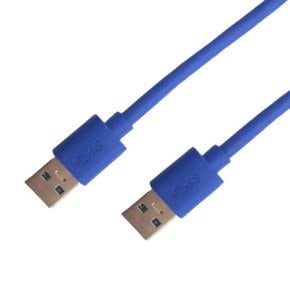 USB 3.0 케이블 [AM-AM] 블루 0.6M  (USB-AM03)