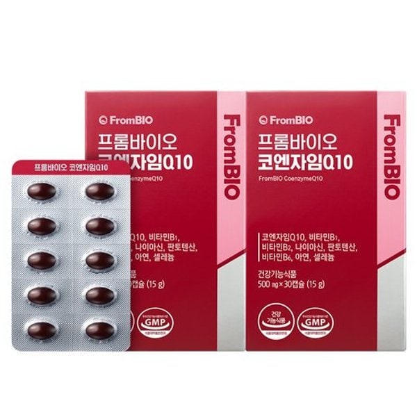 [정가 39,000원] 프롬바이오 코엔자임Q10 2개월 (30캡슐x2...