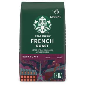 [해외직구] Starbucks 스타벅스 프렌치 로스트 다크 로스트 그라운드 커피 510g