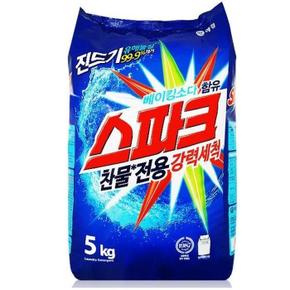 스파크 찬물 가루 세제 찌든때 제거 대용량 5kg (S11412500)