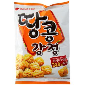 제이큐 과자 스낵 간식 오리온 땅콩강정 12개