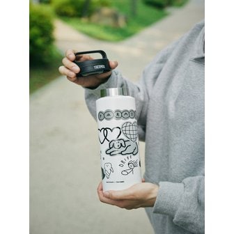 써모스 이나피스퀘어 보온보냉 캐리 핸들 텀블러 JOW-800KC (800ml)