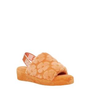 4316617 UGG Womens Fluff Yeah Poppy Slides In Californa