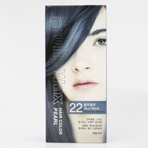 과일나라 후르츠왁스 헤어칼라 진주펄 22 블루블랙