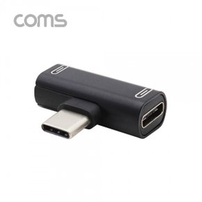 Coms USB 3.1(Type C) 듀얼 젠더 (T형) / Black / 화웨이, 샤오미 전용(국내폰 사용불가)