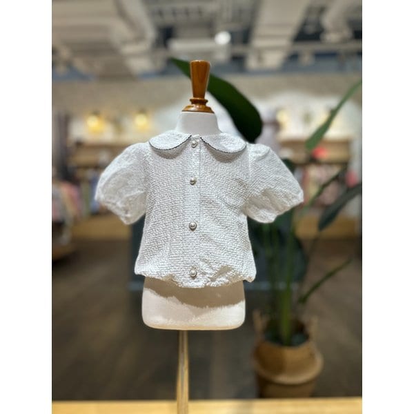 [파주점] (IV)루즈페-퍼프소매크롭블라우스 7431931203