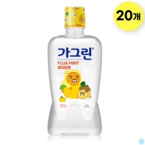 동아제약 가그린 유자민트 구강청결제 750ml X 20개