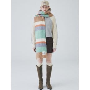 Color Stripe Muffler [Mint]