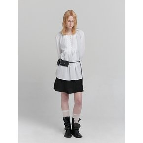 PINTUCK BLOUSE [WHITE]