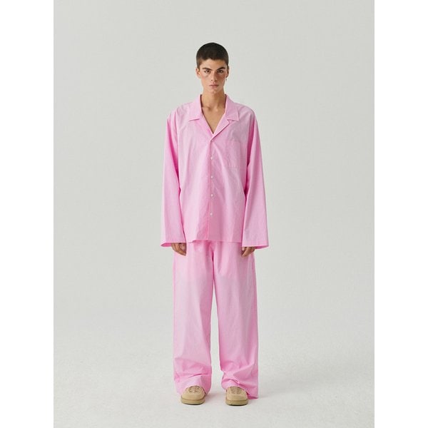 Pink wide pajama set