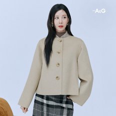 [The AtG] 엣지 24FW 메리노울 핸드메이드 크롭자켓