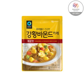  청정원 우리쌀 강황 바몬드 카레 매운맛 100gX7