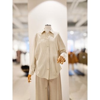 아이잗컬렉션 [파주점] [더아이잗컬렉션]스트라이프 돌먼 슬리브 블라우스 CS4B0BL651