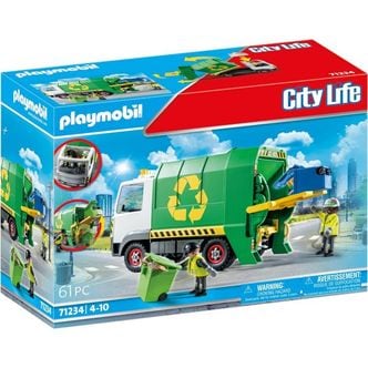  영국 플레이모빌 경찰차 경찰 Playmobil 71234 City Life Recycling Truck 1716201