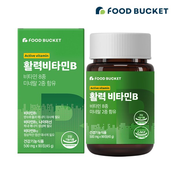 활력비타민B 비타민B 비오틴 90정x1박스( 총 3개월분)