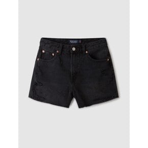 Destroyed Short Denim Shorts WHTJE2637F