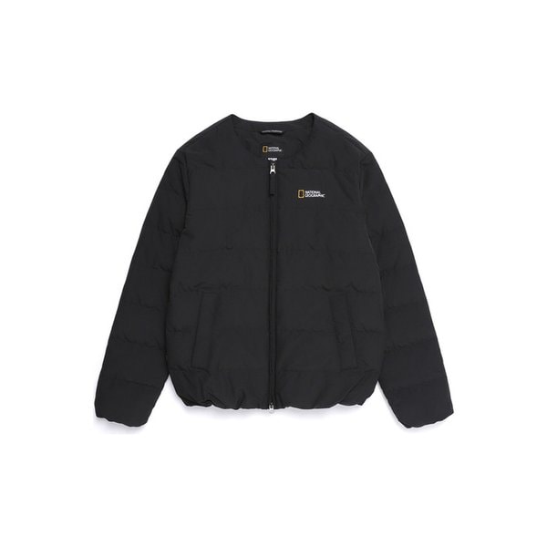 N254UDW920 헤론 U넥 경량 구스다운 점퍼 BLACK