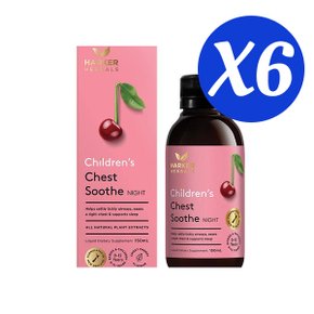 하커 허벌스 어린이용 체스트 수드 나이트 150ml X6개