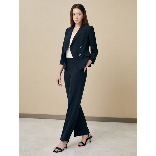 [파주점] 세트 페미닌 반더블 자켓 + 심플 와이드 팬츠 JR5A0JK021,JR5A0SL021